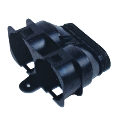 Begetube 2 x Ø 90 adapter oval duct - begeconnect - 010060290