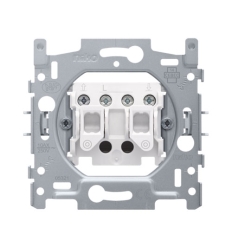 Niko Socle pour bouton-poussoir pour volets pour commandes électroniques, 10 A/250 Vac, bornes à vis - 170-25900