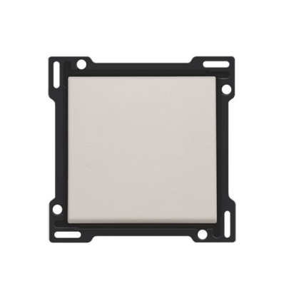 Niko Afwerkingsset voor enkelvoudige schakelaar of drukknop, light grey - 102-61105