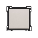 Niko Afwerkingsset voor enkelvoudige schakelaar of drukknop, light grey - 102-61105