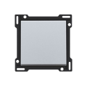Niko Afwerkingsset voor enkelvoudige schakelaar of drukknop, sterling - 121-61105
