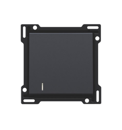 Niko Set de finition avec voyant pour interrupteur ou bouton-poussoir simple, anthracite - 122-60005