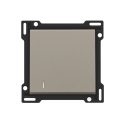 Niko Set de finition avec voyant pour interrupteur ou bouton-poussoir simple, bronze - 123-60005