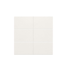 Niko Afwerkingsset voor 6-voudige potentiaalvrije drukknop 24 V, white coated - 154-60050