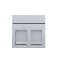 Niko Enjoliveur data 2x RJ, sterling - 121-65200