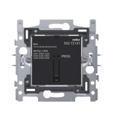 Niko Interrupteur simple connecté, socle, 10 A, 60 x 71 mm, fixation par griffes, Zigbee® - 552-72101