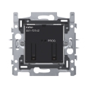Niko Interrupteur double connecté, socle, 2 x 10 A (max. 16 A au total), 60 x 71 mm, fixation par griffes - 551-72102
