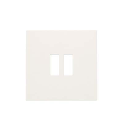 Niko Set de finition pour chargeur double USB-A, white - 101-68001