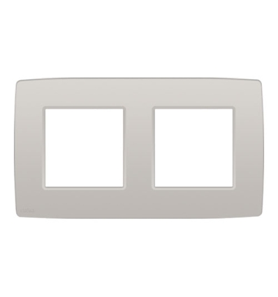 Niko Tweevoudige afdekplaat met 71 mm centerafstand Niko Original light grey - 102-76800
