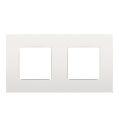 Niko Plaque de recouvrement double avec un entraxe de 71 mm Niko Intense white - 120-76800