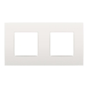 Niko Plaque de recouvrement double avec un entraxe de 71 mm Niko Intense white - 120-76800