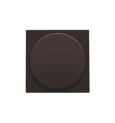 Niko Set de finition pour variateur à bouton rotatif ou extension, incl. bouton rotatif, dark brown - 124-31003
