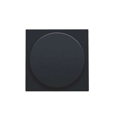 Niko Set de finition pour variateur à bouton rotatif ou extension, incl. bouton rotatif, black coated - 161-31003