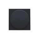 Niko Set de finition pour variateur à bouton rotatif ou extension, incl. bouton rotatif, black coated - 161-31003