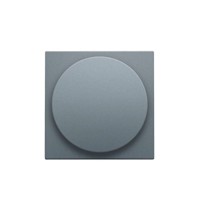 Niko Set de finition pour variateur à bouton rotatif ou extension, incl. bouton rotatif, steel grey coated - 220-31003
