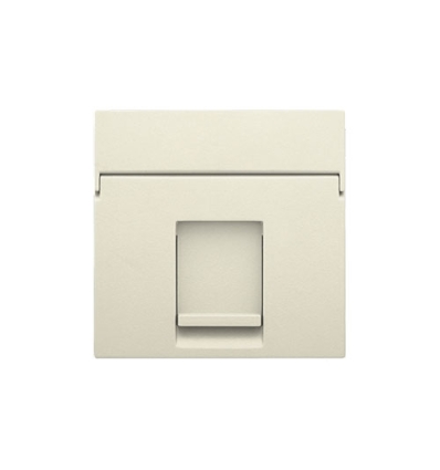 Niko Centraalplaat data 1x RJ, cream - 100-65100