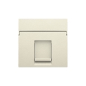 Niko Centraalplaat data 1x RJ, cream - 100-65100