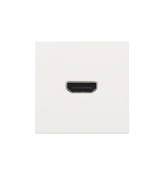 Niko Afwerkingsset met HDMI-naar-HDMI-aansluiting, white coated - 154-69417
