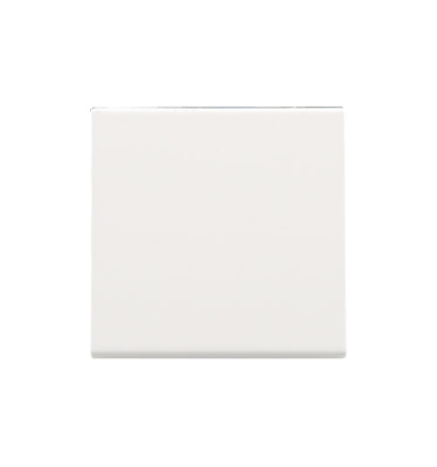 Niko Set de finition pour interrupteur électronique ou bouton-poussoir simple, white coated - 154-31002