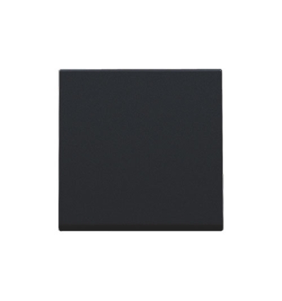 Niko Afwerkingsset voor een enkelvoudige elektronische schakelaar of drukknop, black coated - 161-31002
