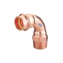 Aquagas raccord coude 90° MF 22 x 3/4" M V-Press