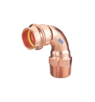 Aquagas raccord coude 90° MF 18 x 1/2" M V-Press