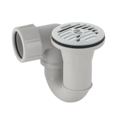 Geberit siphon de douche Ø62 avec plaque perforée en acier inoxydable - 150.071.00.1