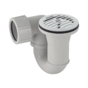 Geberit siphon de douche Ø62 avec plaque perforée en acier inoxydable - 150.071.00.1