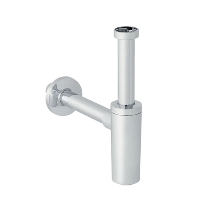 Geberit 5/4" x 32 mm siphon à tuyau d'immersion pour lavabo, sortie horizontale - chromé brillant - 151.034.21.1