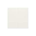 Niko Set de finition pour bouton-poussoir quadruple, libre de potentiel, 24 V, white coated - 154-40050