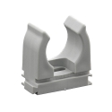Spit E-clip Ø 25mm plastique gris RAL 7035 - 100 pièces - 565033