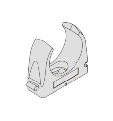 PGL M16 collier de fixation emboîtable PP gris RAL 7035 - 100 pièces - 370180