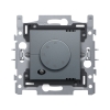 Niko Thermostat électronique, steel grey coated - 220-88000