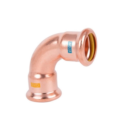 Aquagas 18 x 18 mm FF courbe 90° M-Press