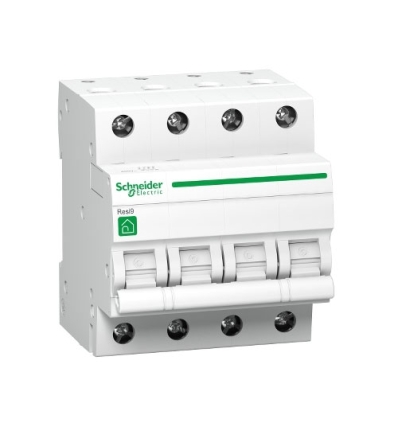 Schneider RESI9 disjoncteur 4P 40A C 3kA - R9F64440