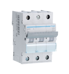 Hager Automaat 3kA - C - 3P - 16A - 3MOD. - MWN316A