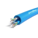 Preflex tube précâblé 20mm + câble data 2x U/UTP CAT6 4P PVC rouleau 100m - 1234001274