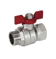 Arco Turia vanne à bille avec levier papillon (rouge) MF 1/2 x 1/2