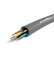 Preflex tube précâblé 16mm + VOB 5G1,5mm² rouleau 25m - 1234000340