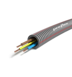 Preflex tube précâblé 16mm + VOB 3G2,5mm² rouleau 100m - 1234000000
