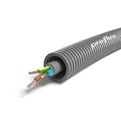 Preflex voorbedrade buis 20mm + XVB 3G1,5mm² rol 100m - 1234000445