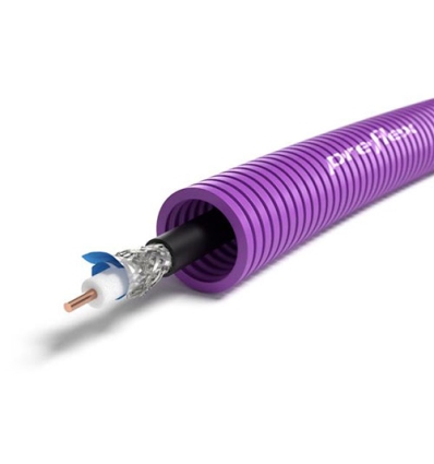 Preflex voorbedrade buis 25mm + coax PE11 haspel 200m - 1234000151