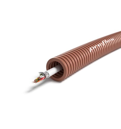 Preflex tube précâblé 16mm + câble d'alarme 4X0,22mm² rouleau 100m - 1234000486