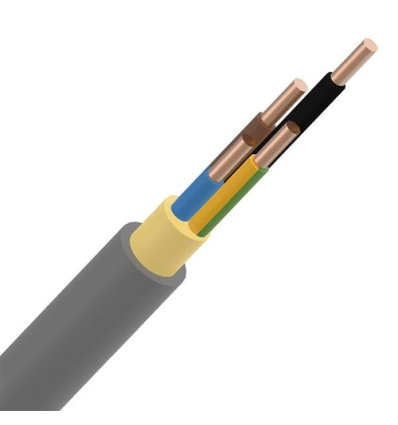XVB 4G1,5mm² câble d'installation XLPE/PVC 1kV Cca gris - par mètre