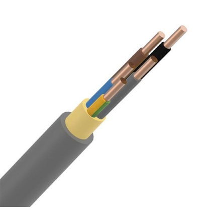 XVB 5G1,5mm² câble d'installation XLPE/PVC 1kV Cca gris - rouleau 100m