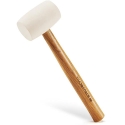 Tradeforce - Marteau en caoutchouc, manche en bois hickory, tête 460g, longueur 330mm - 0001610006