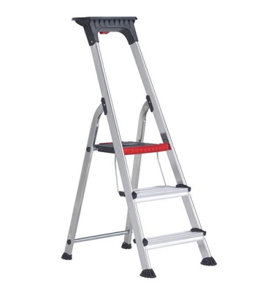 Altrex - Huishoudtrap Double Decker D803, 3 treden, max. werkhoogte 2,60m, platformhoogte 0,6 meter - 501103