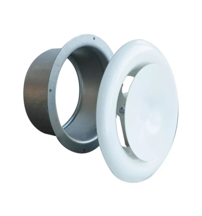 Sanutal Ø100 mm toevoerventiel wit metaal RAL9010 - 99.TV100