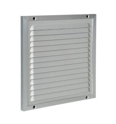 Renson schoepenrooster met kader 200x200 alu natuur - 72002001