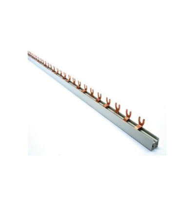 ABB Vynckier verbindingsrail vork 3P 10mm2 57 PINs - BV-G 3/57/10B - 2CDB837008R1057